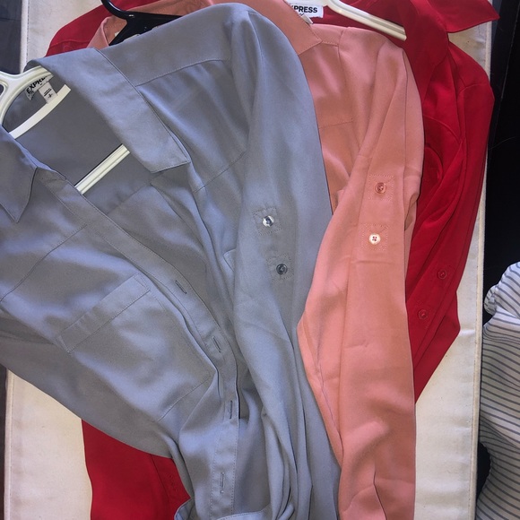 3 Express Portofino Shirts /Blouses - Picture 2 of 2